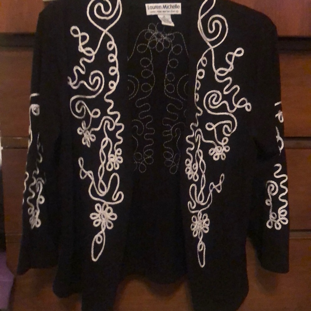 Thin black jacket by Lauren Michelle